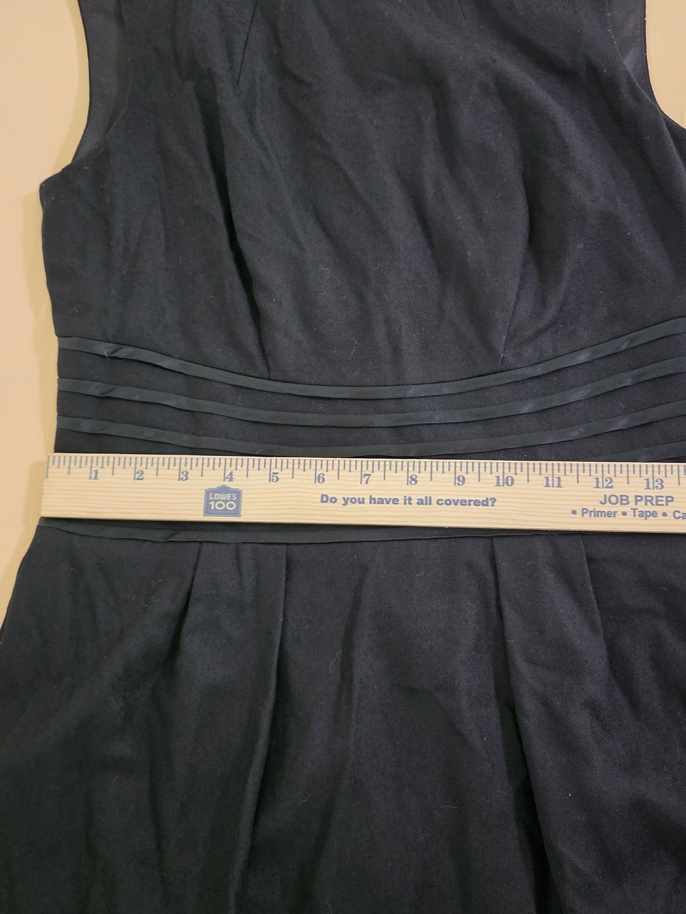 Banana Republic Black Sleeveless Pleated-Waist Dress - Picture 9 of 12